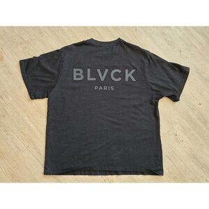 Blvck Black Branded Tee Shirt Size S